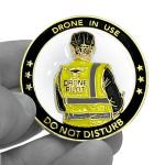 FAA Drone Pilot Wings Operator Vest Challenge Coin