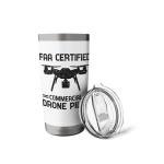 FAA Certified Drone Pilot Insulated Tumbler
