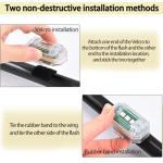 4PCS Rechargeable LED Strobe Lights with Remote