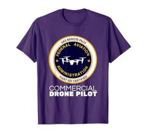 FAA Drone Pilot T-Shirt for Commercial Use