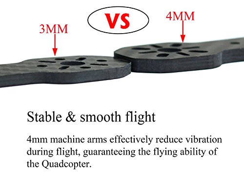250mm Carbon Fiber FPV Racing Drone Frame