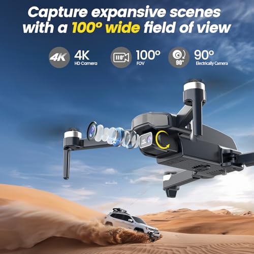 WeFone 4K Camera GPS Foldable Drone for Beginners