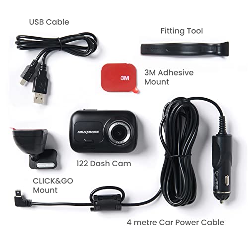 Nextbase 122 Dash Cam with 720p HD Recording