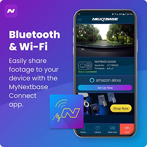 Nextbase 422GW 1440p Dash Cam with Wi-Fi