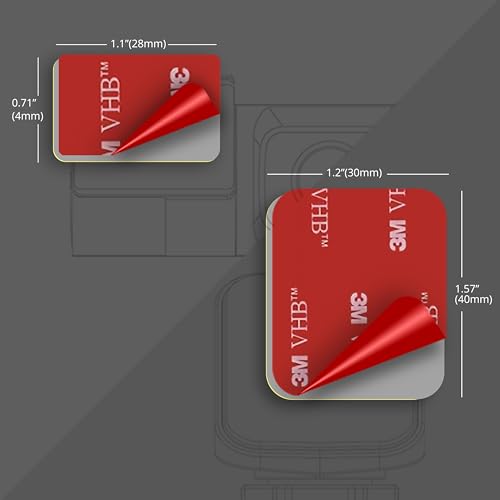 Dash Cam Mounting Kit: Adhesive Pad & Electrostatic Film