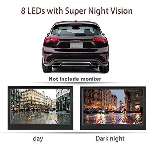 Rear View Backup Camera - License Plate Frame Mount