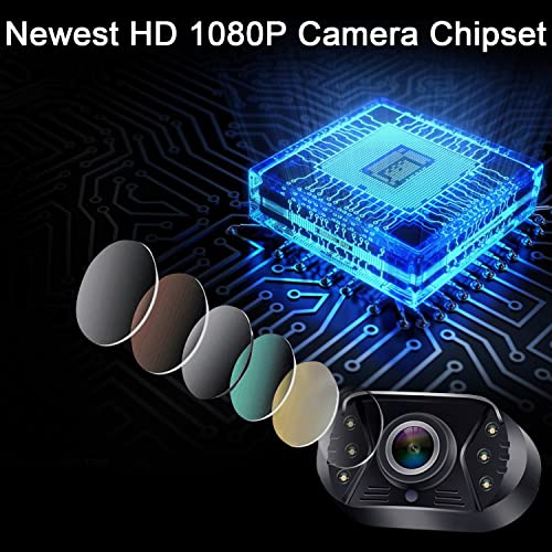 LeeKooLuu 1080P Rear View Camera with Monitor Kit