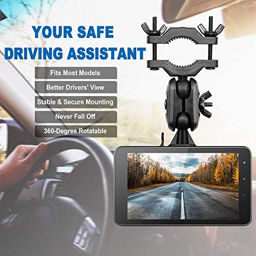 Universal Dash Cam Mount for Multiple Compatible Brands
