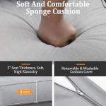 All-Weather Metal Loveseat with Thick Cushions