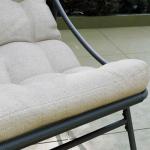 4-Seater Comfy Lounge Set with Oatmeal Cushions