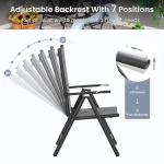 PHI VILLA 6-Piece Outdoor Dining Set - Gray