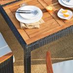 CASARIA® 8-Person Polyrattan Garden Dining Set