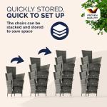 8-Person Polyrattan Garden Dining Set with Cushions