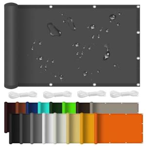 Durable Waterproof Sun Shade Sail – 5.5 x 6.5 m