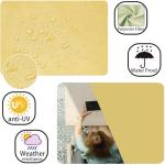 Square Shade Sail 5 x 9 m - Sand Yellow