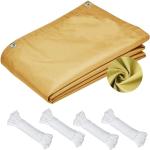 Square Shade Sail 5 x 9 m - Sand Yellow