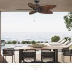 Kathy Ireland Batalie Breeze 52" Outdoor Ceiling Fan
