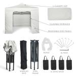 3x4.5m Waterproof Pop Up Gazebo with Sides