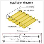 Grey Wave Shade Sail for Patios and Roofs