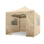 Heavy Duty Waterproof 3x3m Pop-Up Gazebo - Beige