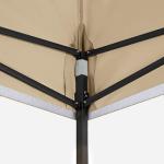 Heavy Duty Waterproof 3x3m Pop-Up Gazebo - Beige