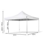 Toolport 4x4m Cream Pop Up Gazebo 800 Series