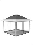 12x12 Pop Up Gazebo with Mosquito Netting