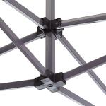 Pop-Up Gazebo with Sidewalls and Windows, Dark Grey