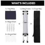 8x8 FT Pop Up Canopy Tent with Carry Bag