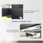 Outsunny Retractable Roof Metal Pergola Canopy