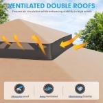 Suncrown 10' x 10' Outdoor Garden Gazebo