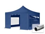 4x4m Blue Pop-Up Gazebo with Sidewalls