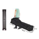 Toolport 4x4m Black Pop-Up Party Tent with Sides