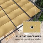 Outsunny 3x4m Retractable Roof Pergola Canopy