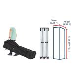 TOOLPORT 4x6m White Pop Up Gazebo with Walls