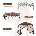 10x10 Instant Canopy Tent with Mesh Netting