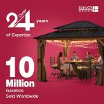 Light Tan Netting for Moorehead Gazebo 11x13