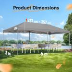 Quictent 10x20ft Pop Up Canopy with Sidewalls