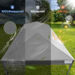 Quictent 10x20ft Pop Up Canopy with Sidewalls
