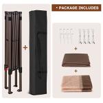 10x10 Instant Canopy Tent with Mesh Netting