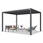PRIMEYARD 3x4m Aluminium Pergola with Louvered Roof