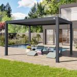 PRIMEYARD 3x4 m Louvered Aluminium Pergola