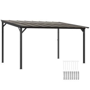 Outsunny 3x4.3m Metal Pergola and Sun Shade