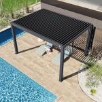 PRIMEYARD 3x4 m Louvered Aluminium Pergola
