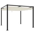 VidaXL 3m x 3m Outdoor Gazebo with Retractable Roof