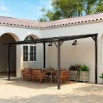 Outsunny 3x4.3m Metal Pergola and Sun Shade