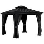 Aluminium Frame 3x3.7m Hardtop Gazebo Canopy