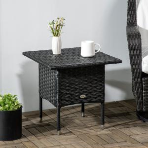 Outdoor Rattan Coffee Table for Patio or Garden