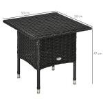 Outdoor Rattan Coffee Table for Patio or Garden