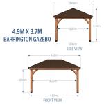 Barrington Wooden Gazebo for Garden or Patio